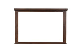 Brown Modern Traditional Solid Wood Veneers Fabric Upholstered Tufted Shelves Bedroom Set - Ella Furniture