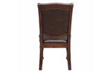 dining room setting with Lordsburg round table and chairs