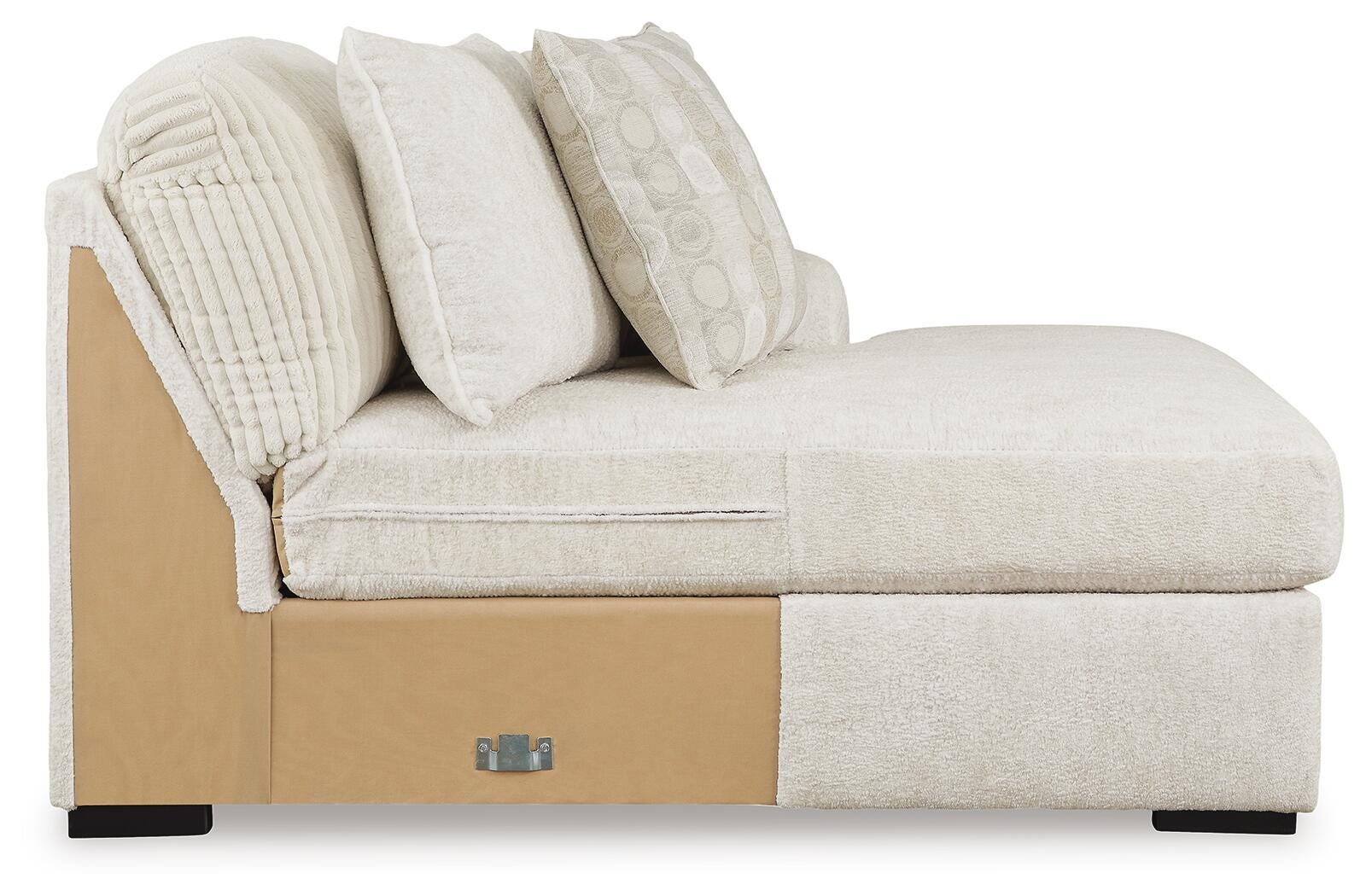 Chessington Ivory 2-Piece Sectional with Ottoman - image 7