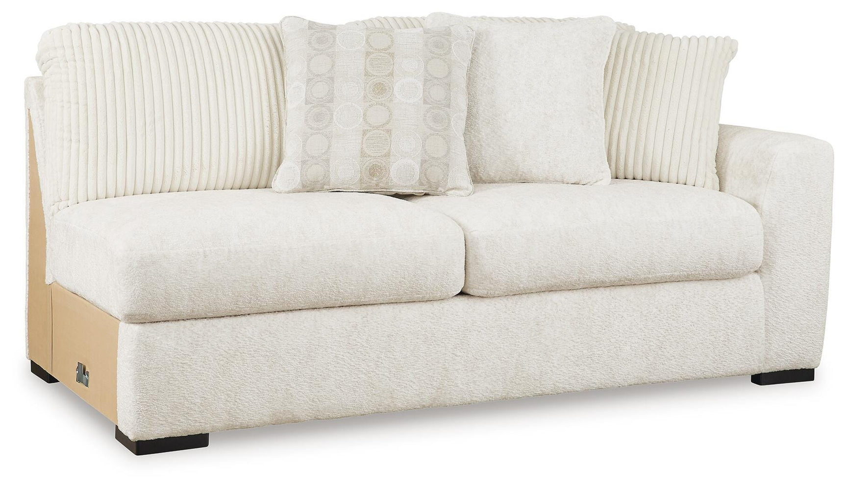 Chessington Ivory 2-Piece Sectional with Ottoman - image 10