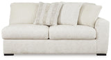 Chessington Ivory 2-Piece Sectional with Ottoman - image 9