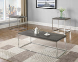 Ore International Chrome Table Lamp 19" in room setting