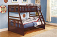 Rowe Dark Cherry Modern Contemporary Transitional Solid Wood With Trundle Youth Bedroom Set - Ella Furniture
