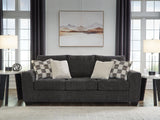 Loreo Ebony Chenille Queen Sofa Sleeper
