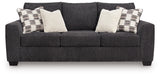 Loreo Ebony Chenille Queen Sofa Sleeper