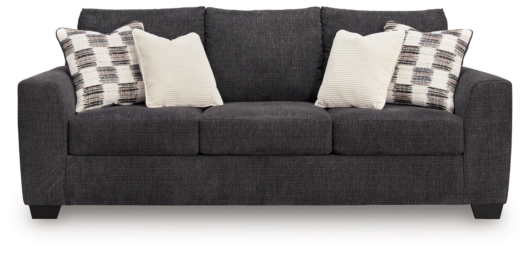 Loreo Ebony Chenille Queen Sofa Sleeper