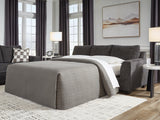 Loreo Ebony Chenille Queen Sofa Sleeper