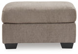 Loreo Truffle Chenille Ottoman view 3
