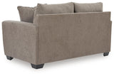 Loreo Truffle Chenille Loveseat view 4