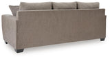 Loreo Truffle Chenille Queen Sofa Sleeper view 4