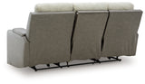 WhipLash Sisal Chenille Power Reclining Sofa