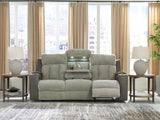 WhipLash Sisal Chenille Power Reclining Sofa