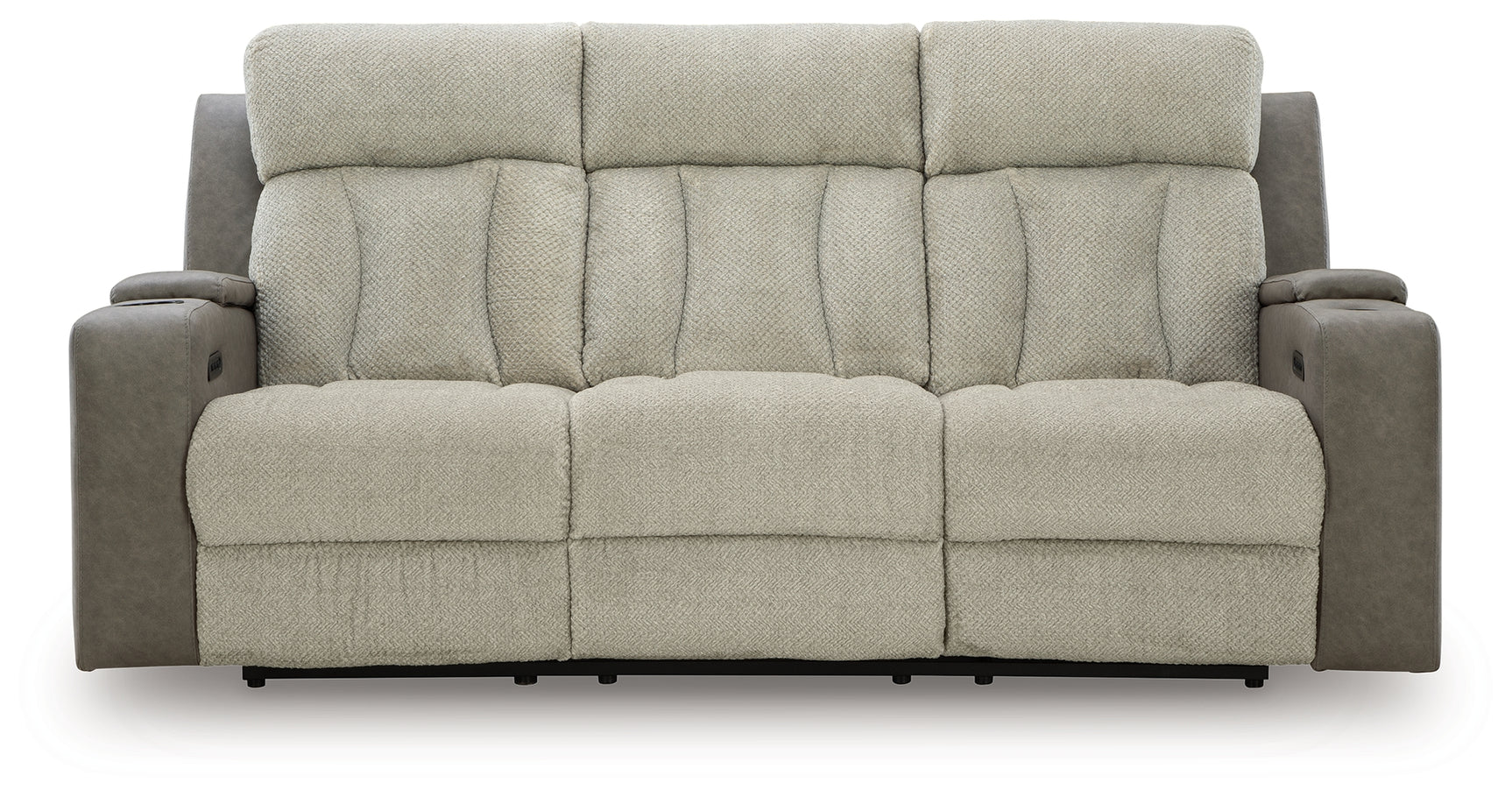 WhipLash Sisal Chenille Power Reclining Sofa