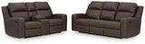 Lavenhorne Umber sofa reclining feature close-up