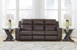 Lavenhorne Umber reclining sofa, loveseat, and recliner set