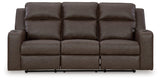 Lavenhorne Reclining Sofa head-on side view