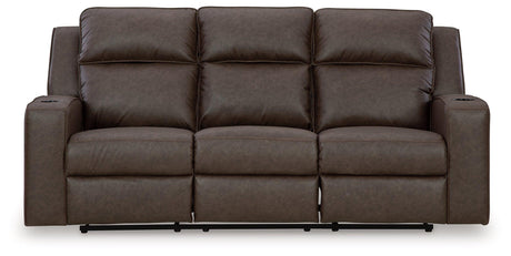 Lavenhorne Reclining Sofa head-on side view