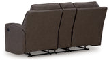 Lavenhorne Umber reclining sofa, loveseat, and recliner set