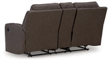 Back view of Lavenhorne Granite reclining loveseat