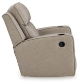 Lavenhorne Pebble sofa reclining side view