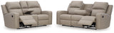 Lavenhorne Pebble sofa angled open recline