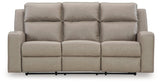 Lavenhorne Pebble reclining sofa head-on view