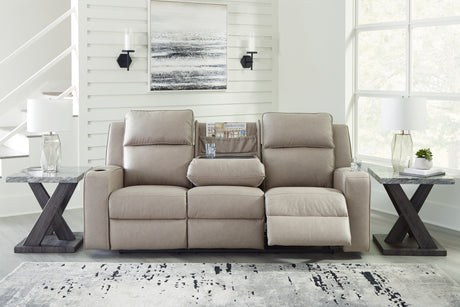 Lavenhorne Pebble reclining sofa set front view