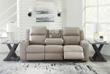 Lavenhorne Pebble sofa fully reclined open position