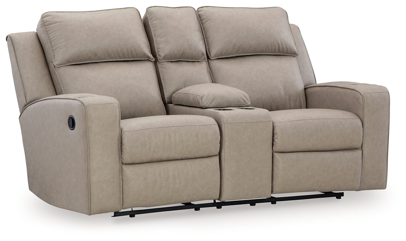 Lavenhorne Pebble loveseat side view