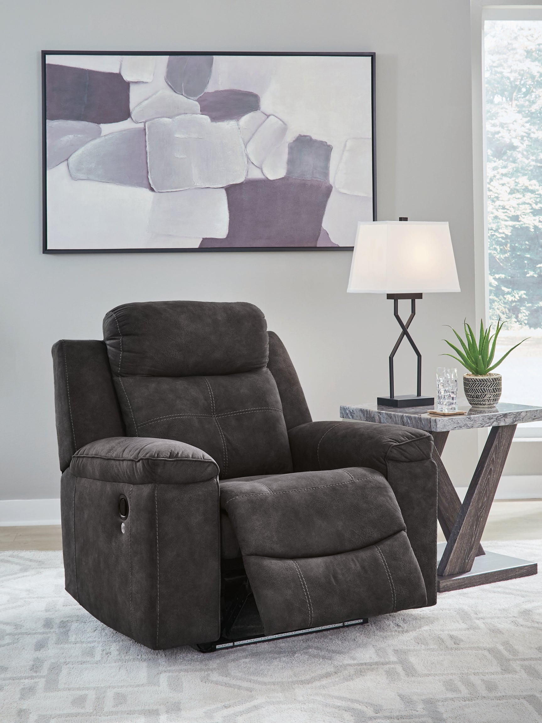 Brysonview recliner main view with LED off
