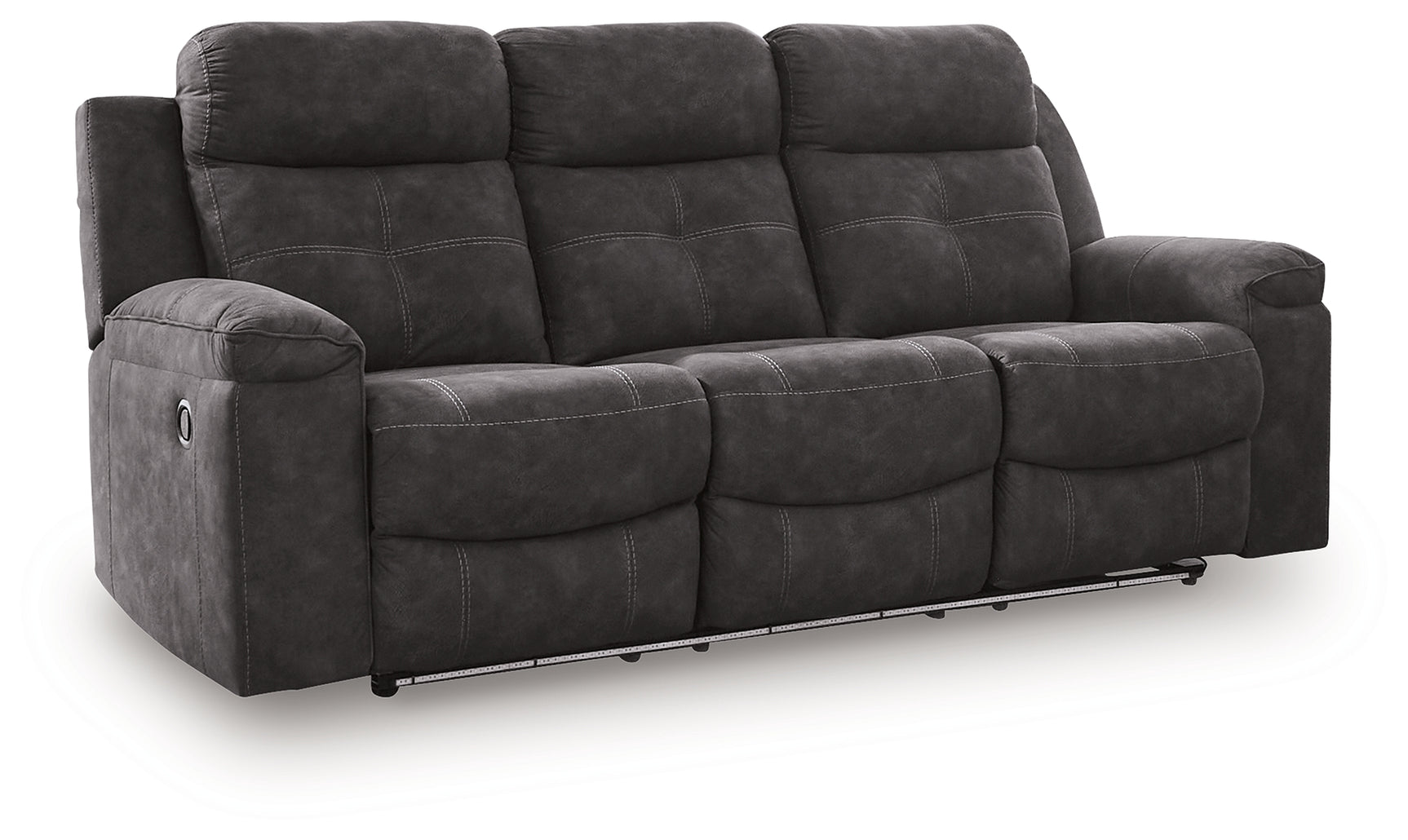 Brysonview Reclining Sofa angled view with LED off