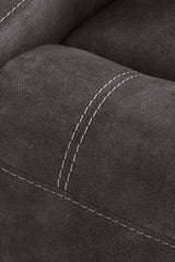 Brysonview recliner jumbo stitch detail close-up