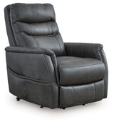 Strawbill Shadow Faux Leather Power Lift Recliner main view