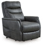 Strawbill Shadow Faux Leather Power Lift Recliner main view