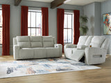 Forest Alloy Lake Sofa and Loveseat
