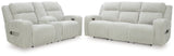 Forest Alloy Lake Sofa and Loveseat