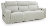 Forest Lake Alloy Chenille,Velvet Power Reclining Sofa
