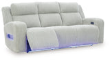 Forest Lake Alloy Chenille,Velvet Power Reclining Sofa