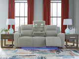 Forest Lake Alloy Chenille,Velvet Power Reclining Sofa