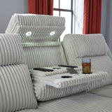 Forest Lake Alloy Chenille,Velvet Power Reclining Sofa