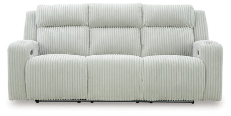 Forest Lake sofa with LED lighting off head-on
