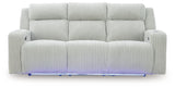 Forest Lake Alloy Chenille,Velvet Power Reclining Sofa
