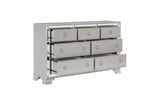 Avondale Gray Upholstered Tufted Panel Bedroom Set