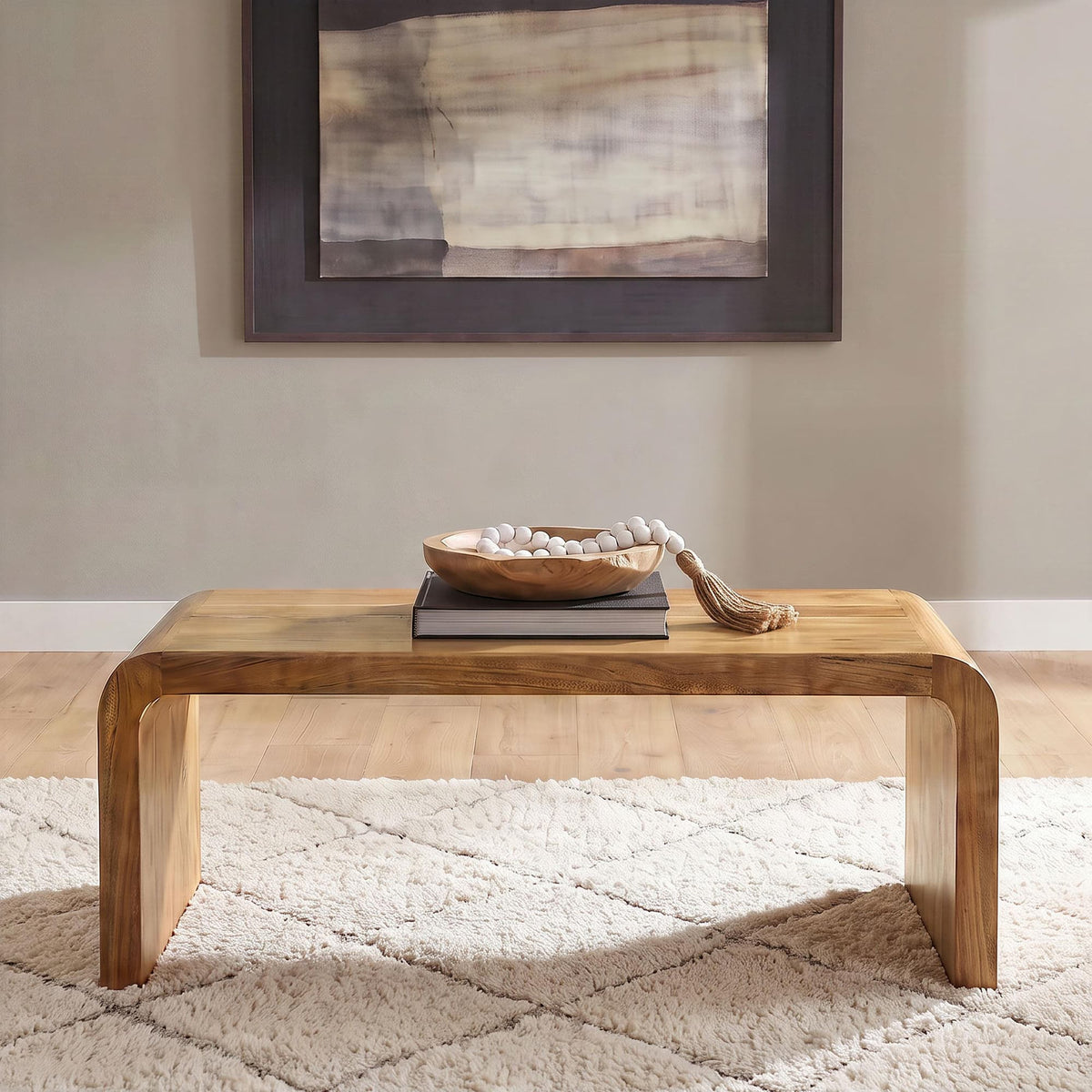 Booker Rectangular Mango Wood Coffee Table Natural — product image 2