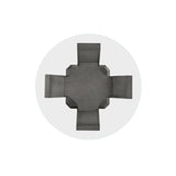 Top view of Bellatrix round chair seat