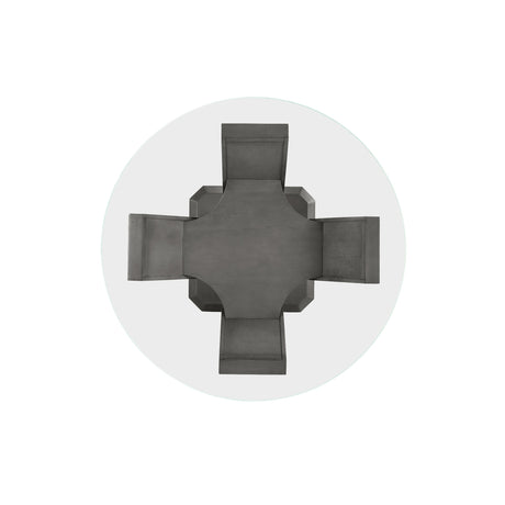 Top view of Bellatrix round chair seat