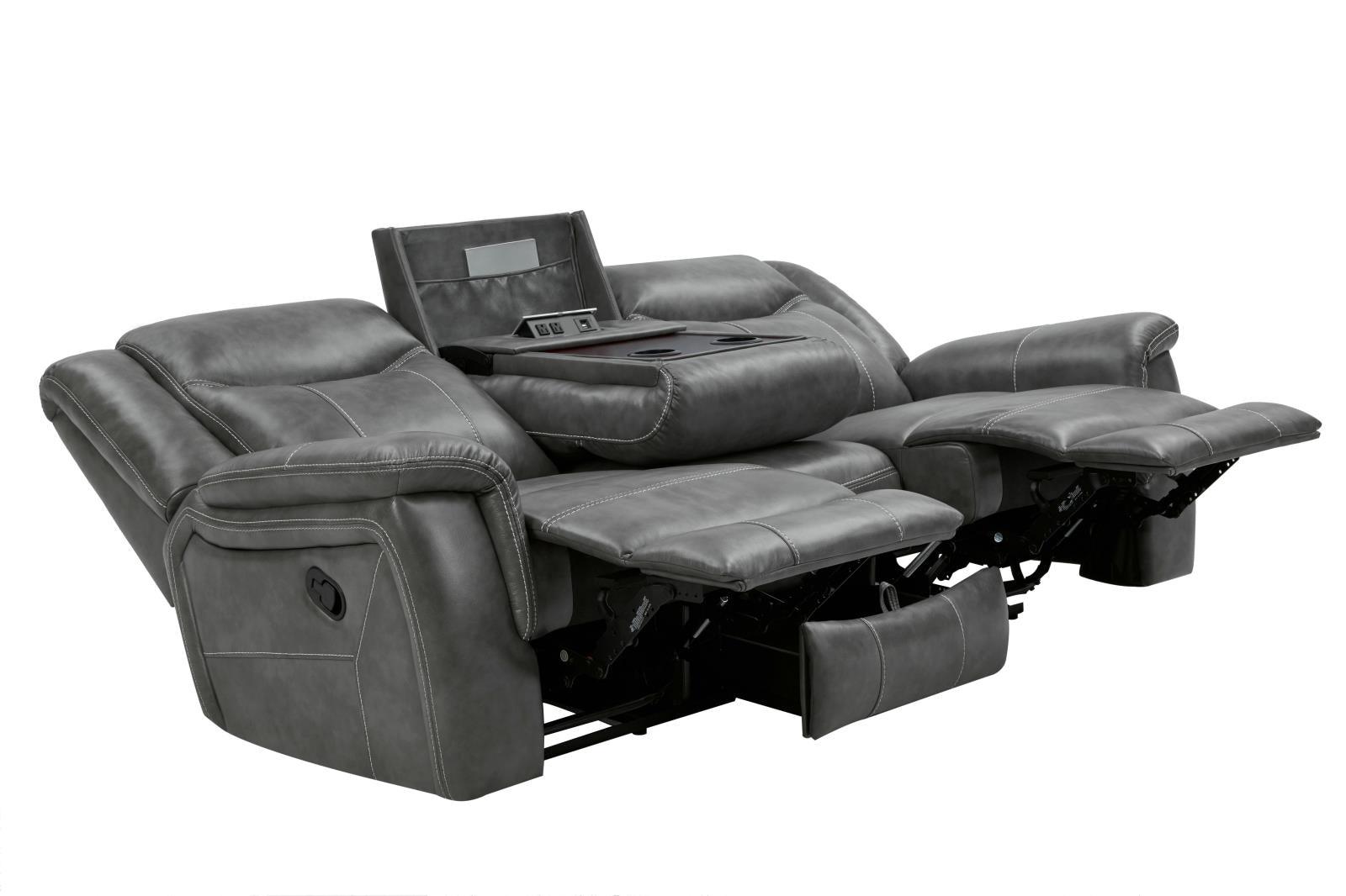 Conrad Grey Motion sofa armrest and headrest
