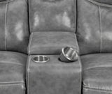 Conrad motion sofa close-up upholstery
