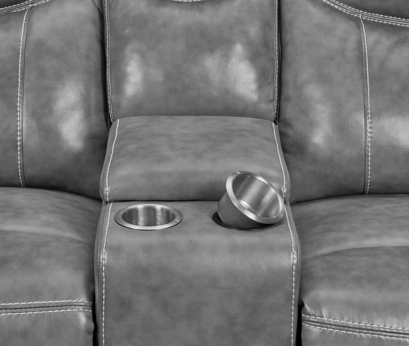 Conrad motion sofa close-up upholstery