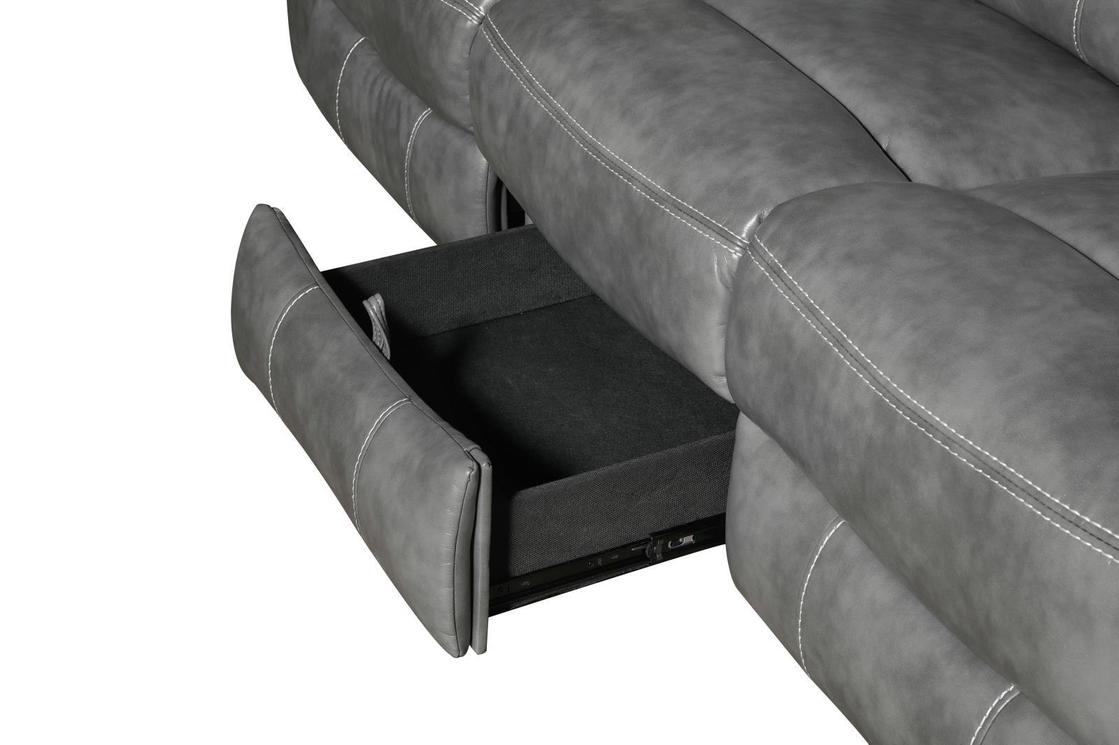 Metal frame construction visible under sofa cushions